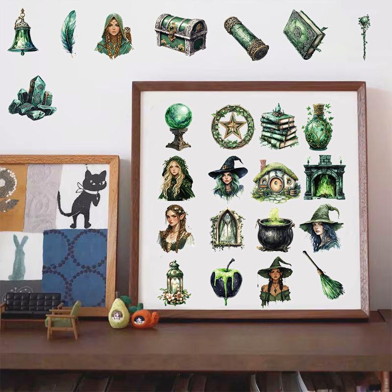 50PCS Set Of Tropical Fish Sticker Modern Suitcase Graffiti DIY Skateboards Guitar Phone Waterproof Cafe Room Decor Stickers