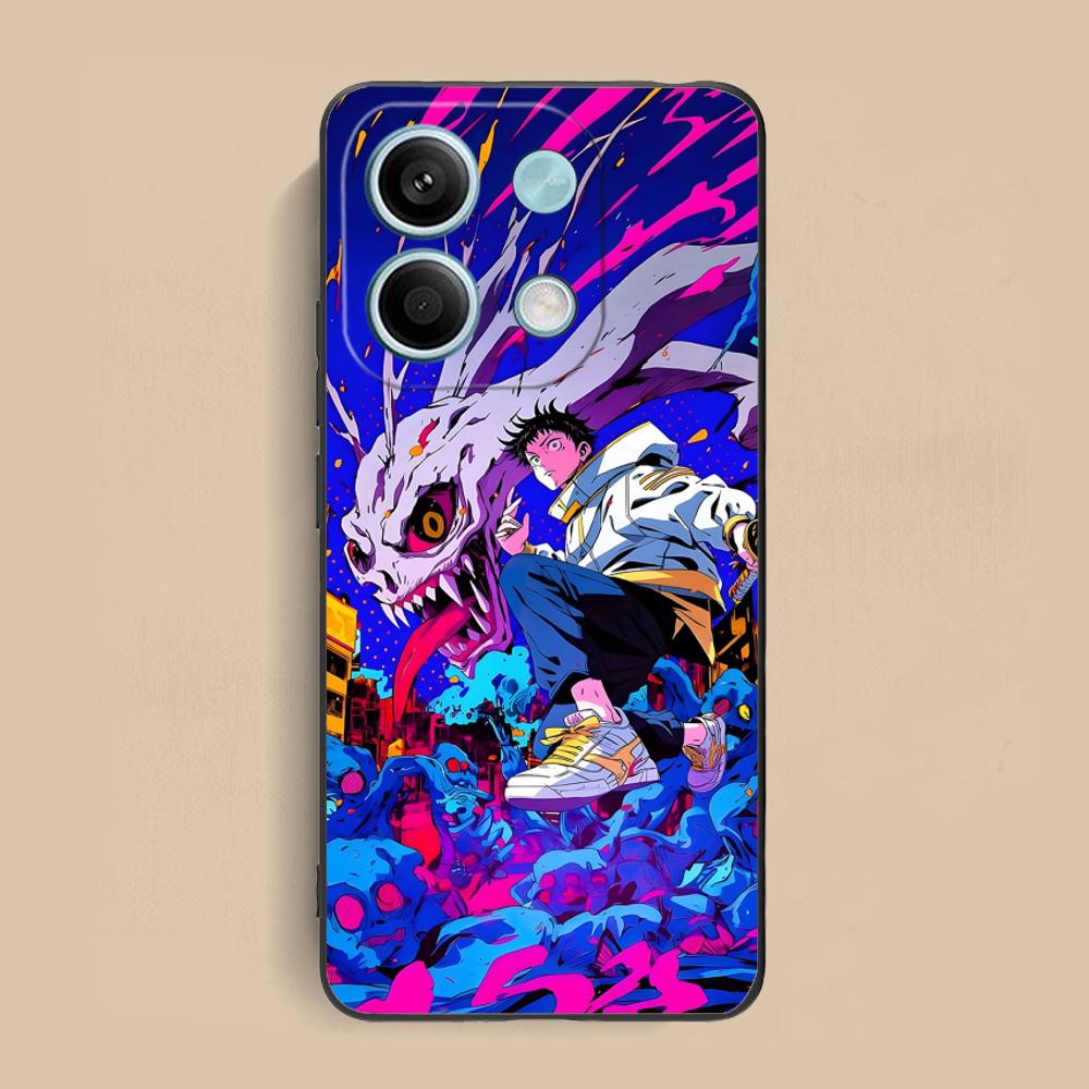 Чехол для телефона Jujutsu Kaisen Юта Оккоцу для Xiaomi Redmi 15 14 13 12 A5 3 2 1 C Plus 4G 5G Цветной Печатный Чехол Роскошный Красивый