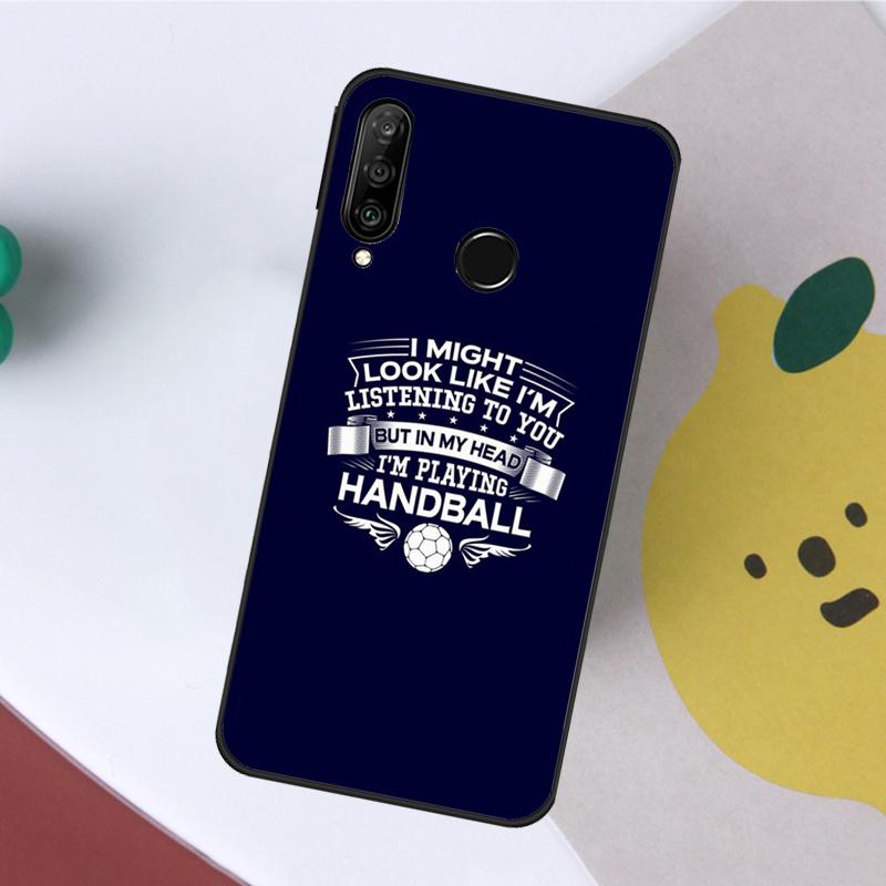 Цитаты про гандбол для чехла Huawei Nova 7i 8i 11i 12i 12s Y73 Y70 Y90 Y60 Y72 Y61 Y91 9 10 SE P40 Lite P30 Pro