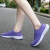 Women Sneakers Vulcanized Shoes Sock Sneakers Women Summer Slip On Flat Shoes Women Plus Size Loafers Walking Flat