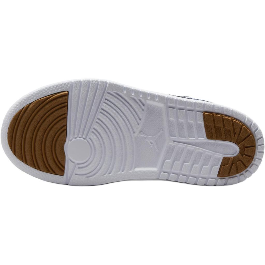 Кроссовки Air Jordan 1 Low ALT PS Georgetown Kids белые нейтрально-серые резиново-средне-коричневые DR9748-146