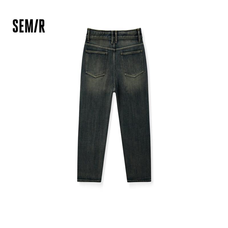 Мужские зимние джинсы Semir Senrou свободного прямого кроя