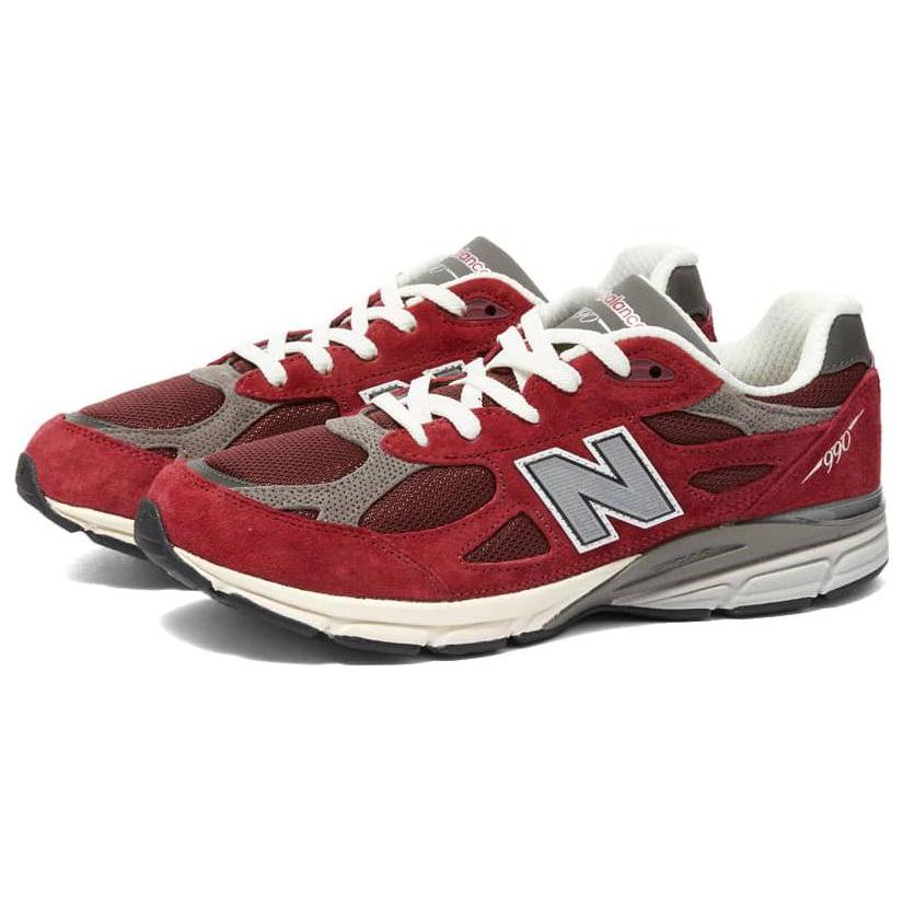 New Balance 990v3 MiUSA Тедди Сантис Алый GS GC990TF3