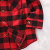 Fashion Baby Kids Boys Girls T-Shirt Long Sleeve Plaid Cotton T Shirt Checks Tops Clothes Outfit
