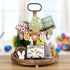 Pallet Decor Tiered Pallet Spring Decor Bunny Eggs Wooden Sign RusticSpring Decorations For Home Table Kitchen Crafts