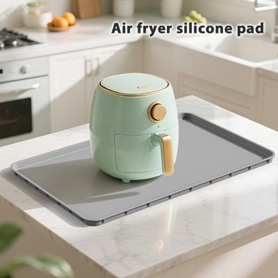 Силиконовый коврик для кофейного бара, нескользящая подставка, термостойкая утолщенная подкладка-поднос для станции эспрессо-машины, многофункциональный кухонный аксессуар