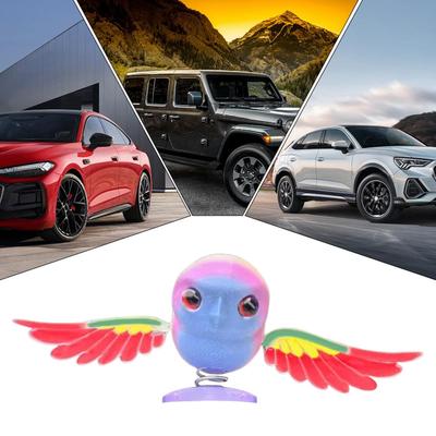Декорация для автомобиля 'Машущая птица', 3D-печать, Автомобильный декор, Работает от ветра, Внешний декор зеркала заднего вида, Для автовладельцев, водителей
