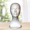Голова манекена Абстрактная Гладкая поверхность Пенопласт Женская Голова манекена Модель Стенд для демонстрации париков, волос, ювелирных изделий для магазина