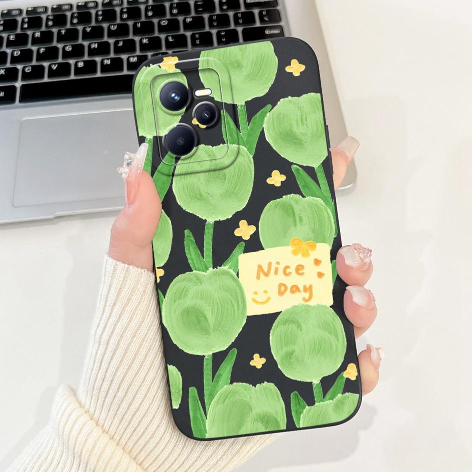 Чехол для Realme C35 Чехол для телефона Realme Narzo 50A Prime Милый мультяшный Защита камеры Мягкий Funda Для Realme Narzo 50A C 35 Coque