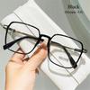 Style Square Oversized Eyewear Transparent Glasses Myopia Glasses for Women Nearsighted Glasses