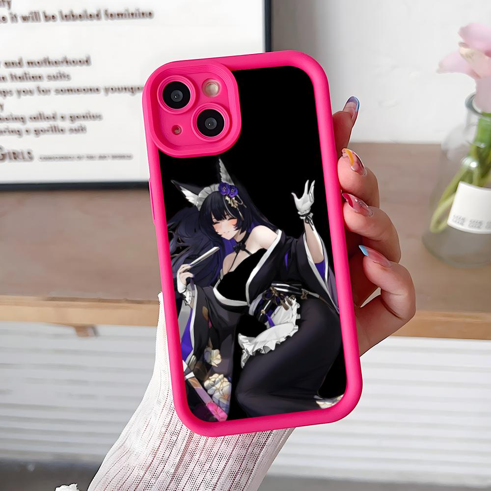 Azur Lane Мусаси Утолщенный ТПУ Чехол для Мобильного Телефона для iPhone 17 16 15 14 13 12 11 Air Pro Max Plus Цветной Чехол