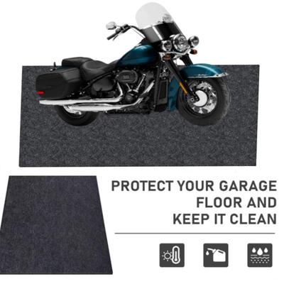 Коврик для гаража под автомобиль, нескользящий коврик для сбора разлитого масла, впитывающий войлочный коврик для гаража с резиновой основой для хранения и обслуживания автомобиля