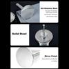 Meat Pounder 304 Stainless Steel Meat Loosening Hammer Multifunctional Thickened and Weighted Chicken Tenderizer Meat Hammer 4