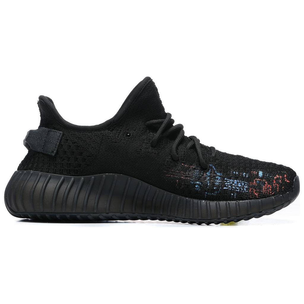 adidas Оригинальные Yeezy Boost 350 V2 Текстильные, TPU Амортизация Дышащие Низкие Повседневные Кроссовки Унисекс Черные HQ4540(Команда54-)