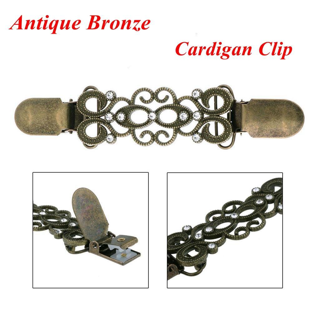 Trendy Shirt Collar New Retro Cardigan Clip Duck Clip Clasps Sweater Blouse Pin Shawl Brooch