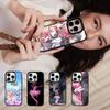 Чехол для телефона P-Puella Magi Madoka Magica Для IPhone 17 Air 16 E Pro Max 15 14 13 Mini 12 Pro 11 Max Plus Черный Чехол