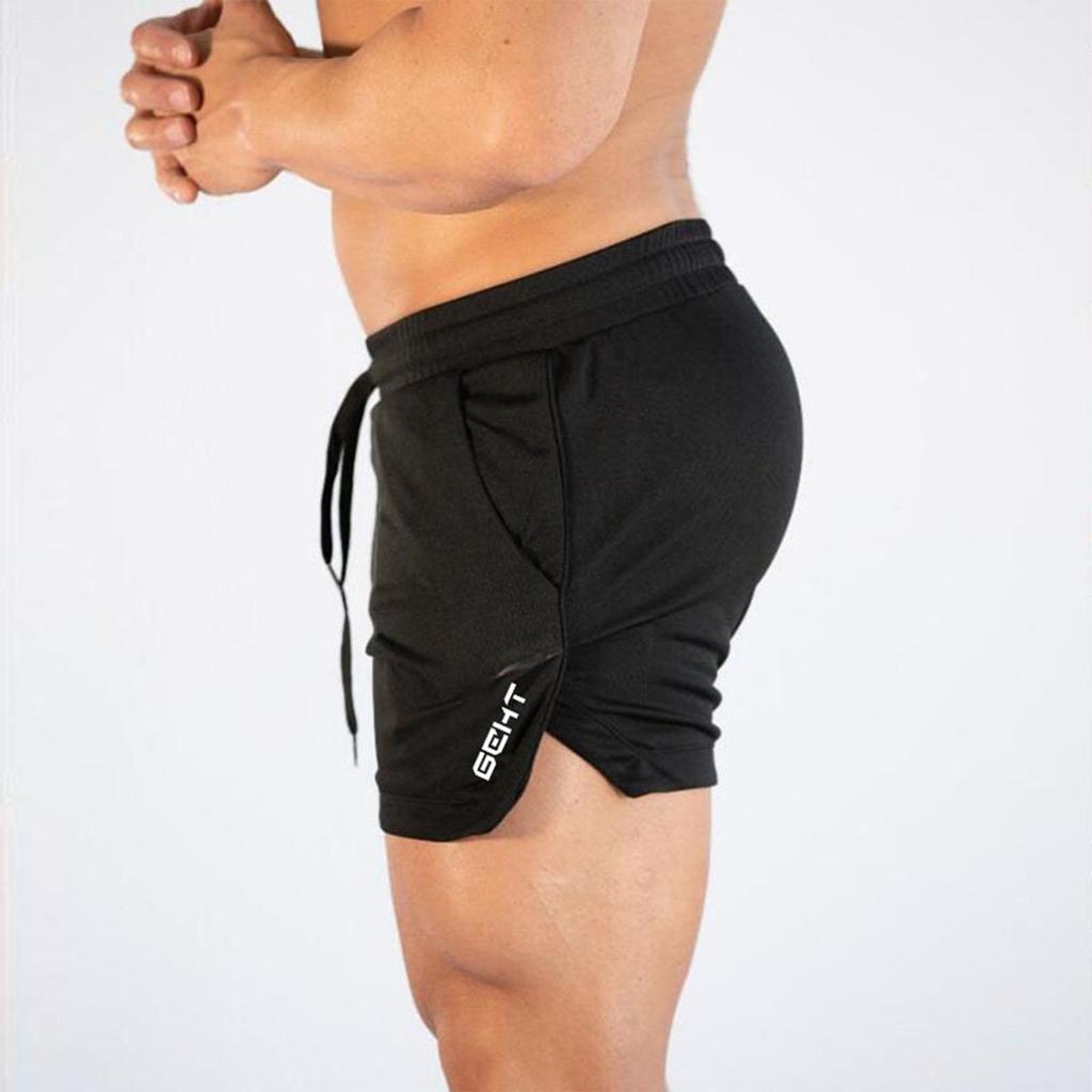 Men Gym Casual Sports Jogging Elasticated Waist Shorts Pants Trousers