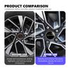 4pcs Car Logo Wheels Center Hub Cover Badge Auto Decorative Decals Accessories For Benz AMG VIANO GLB GLC W108 W124 W126 W169 NZ0