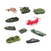 10x Model Ship Submarine Toy for Collection Gift, Kits, Aircraft Carrier Naval Play