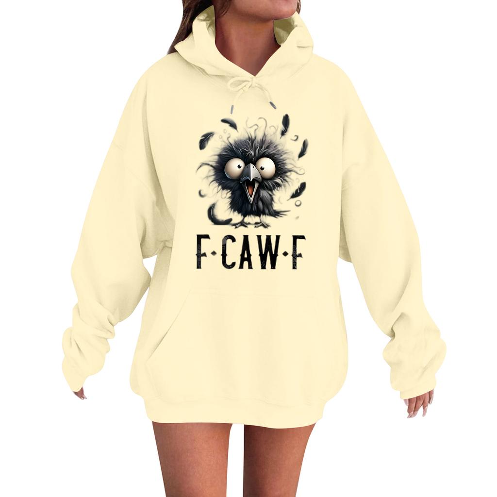 Women's Fashion Casual Long Sleeve Loose Printed Sweatshirt
