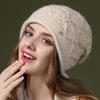 Hats for Women Autumn Winter Fashion Stylish Western-style for Mothers Winter Hats for Women Knitted Yarn Pile Hats for Women Winter