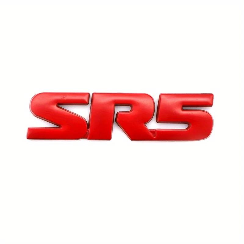 3D Metal SR5 Logo Emblem Badge Car Sticker Accessoriescar Tools Suitable for All Models