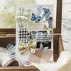 44sheets Memo Pads Material   Intercloth Romance diary Scrapbooking Cards Junk Journal Background Notepad