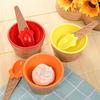 Ice Cream Spoon Cute Shape Food Grade Non-stick Anti-freeze Anti-slip Handle Tableware Multi-colored Homemade Ice Cream Cup