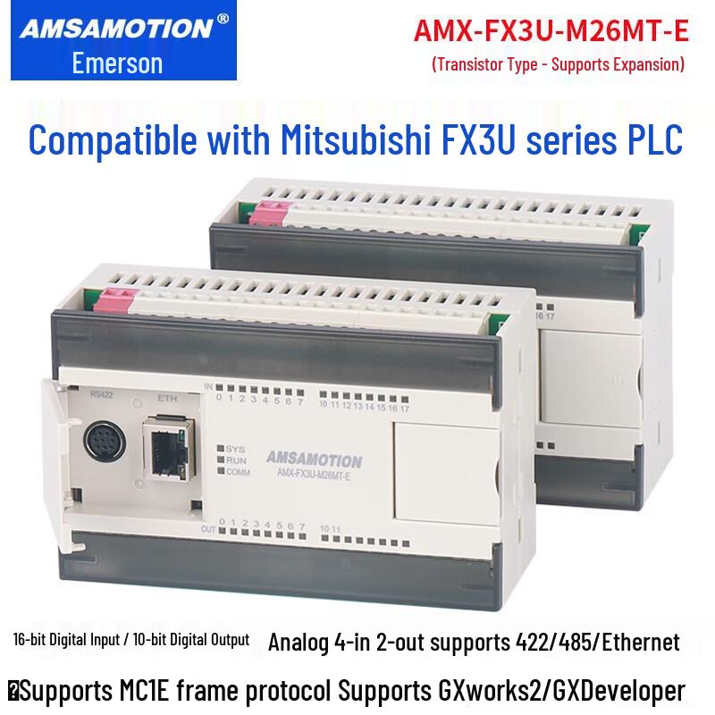 AMX Compatible Mitsubishi FX3U PLC with Ethernet