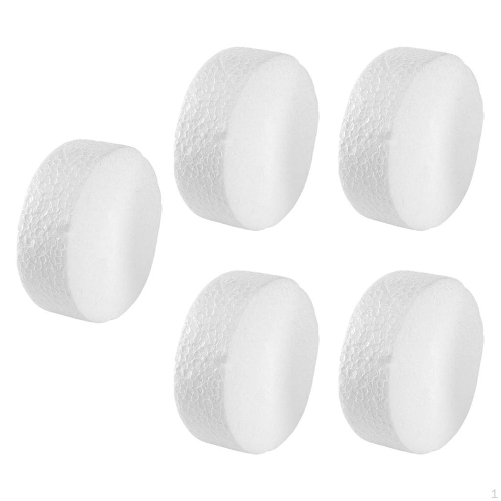 5 круглых пенопластовых муляжей для декора вечеринок и творческих проектов