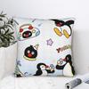 Наволочка Noot Pingu Квадратная Наволочка для Дивана Домашний Декор Кавайные Наволочки