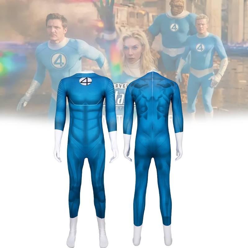 Fantastic Four Cosplay Costumes Role Play Halloween Party Stage Gift Performance