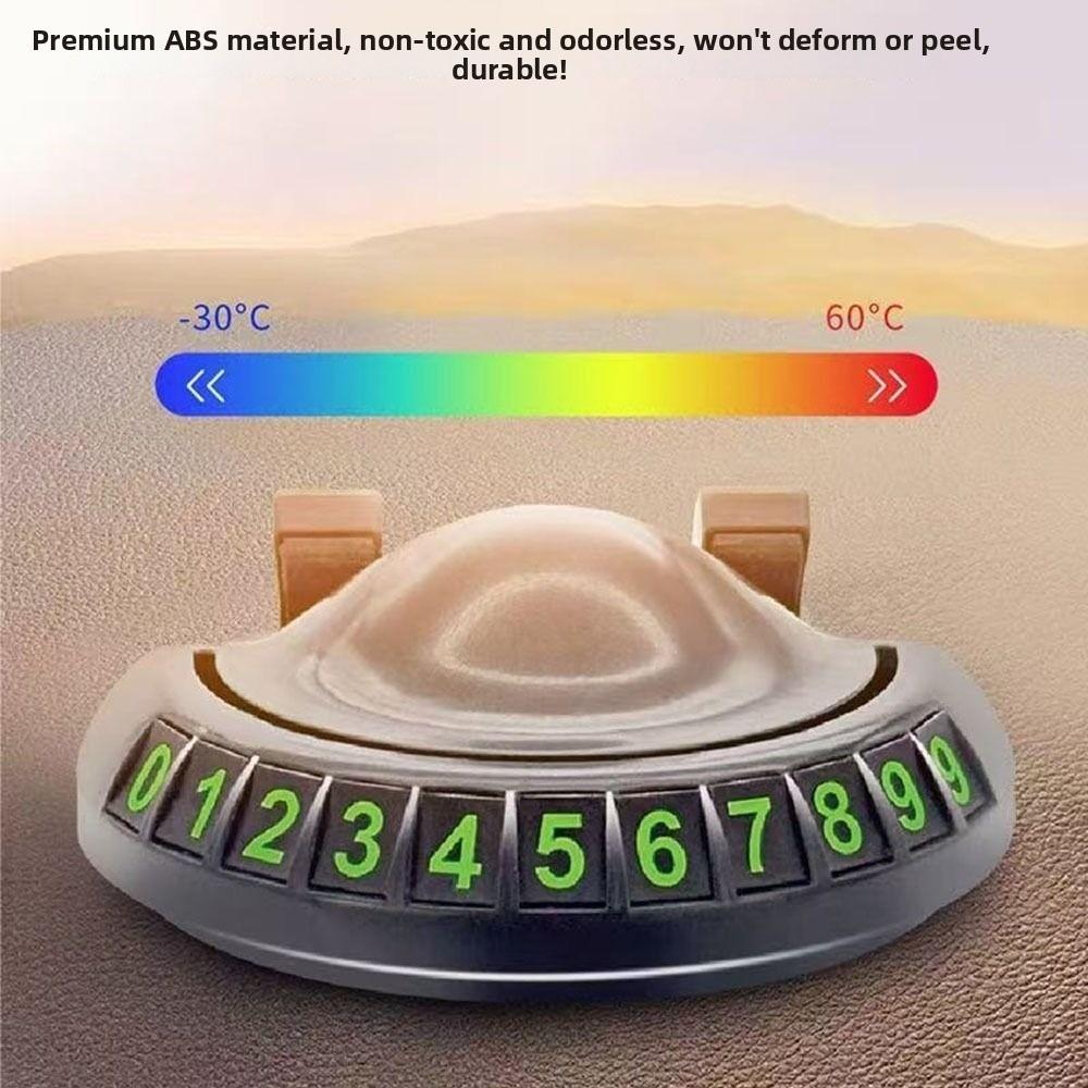 Multifunctional Dashboard Car Phone Holder License Plate Holder  Car Interior Decoration