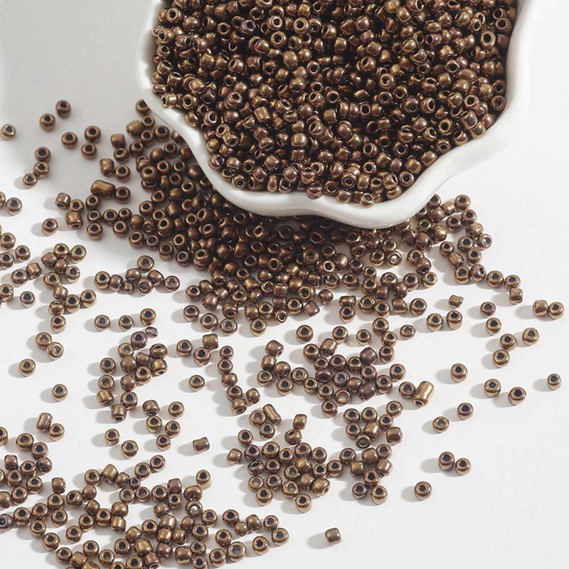 Аксессуары из бисера своими руками: Металлические рисовые бусины, стеклянные бусины из проса, рассыпчатые бусины для вышивки крестом в фантазийных цветах