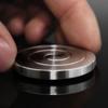 Round Desktop Spinner Toys Stainless Steel Fingertip Gyro Fidget Spinner Toys  Adult