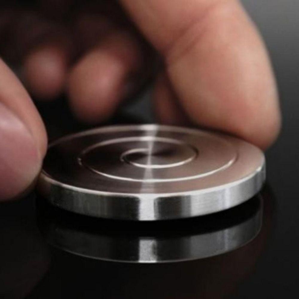 Round Fidget Spinner Toys Silent Bearing Fingertip Gyro Desktop Spinner Toys Adult