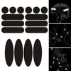 Motorcycle Helmets Invisible Black Reflective Stickers Simple And Effective Reflective Tape Circle and Oval For Helmets Bikes