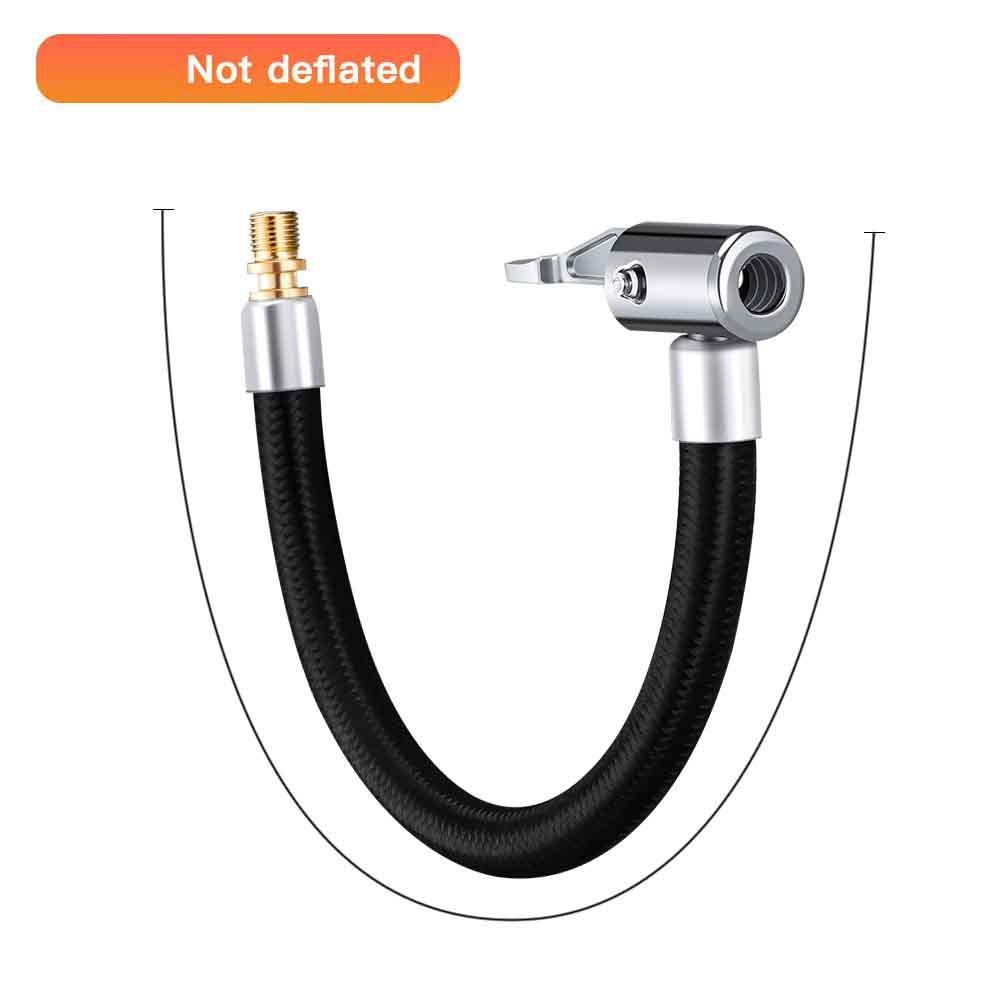 Car Air Pump Extension Hose Quick Inflation Tube with Deflation for Inflator