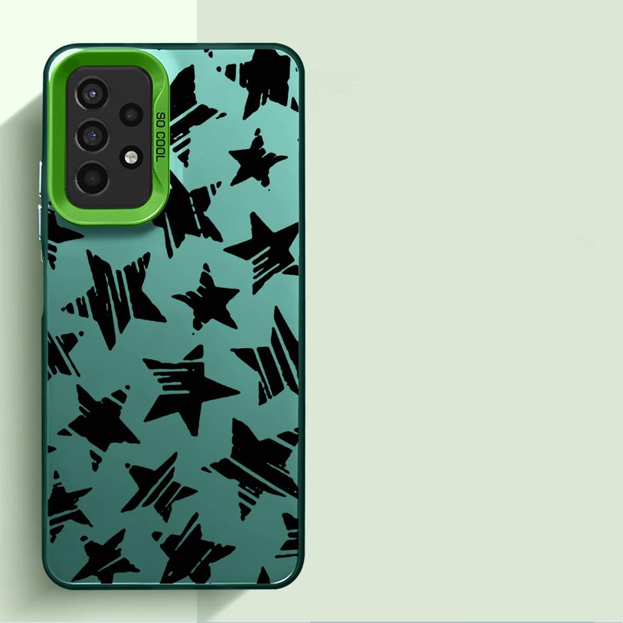 Пятиконечная звезда Чехол для телефона для Samsung Galaxy A14 A13 A15 A23 4G A34 A33 A53 A24 A54 A35 A55 5G A11 A12 Capa Чехол