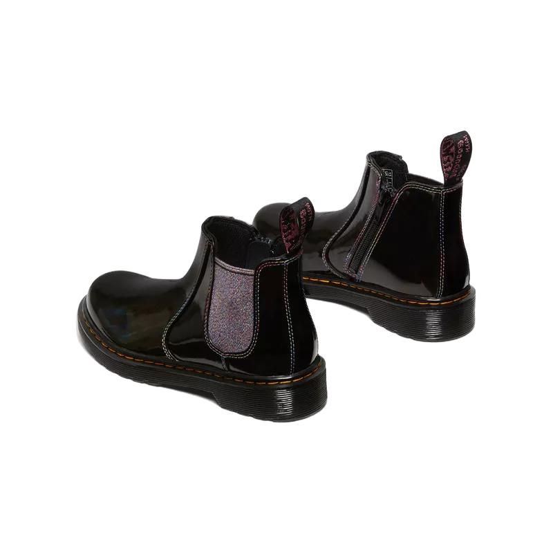 Dr. Martens Модные детские короткие ботинки с круглым носком Детские ботинки Черные 27637001