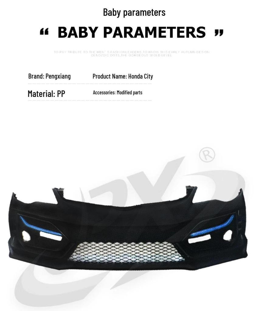 Широкий обвес TYPE-R для Honda Civic 2012-2015: Раздельные передний и задний бамперы