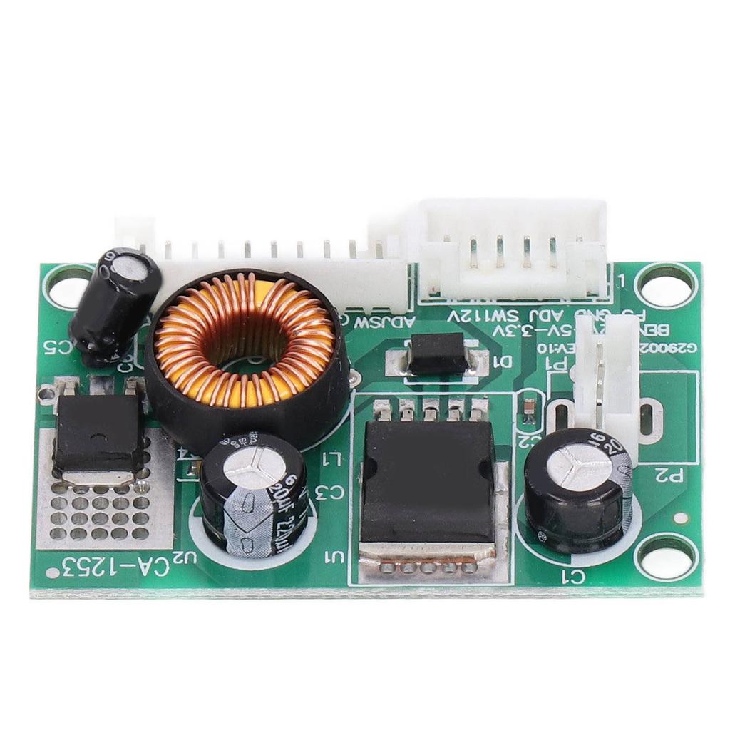 2Pcs Voltage Converter Module PCB LCD Power Supply Board with 3 Interface 12V To 5V 3.3V