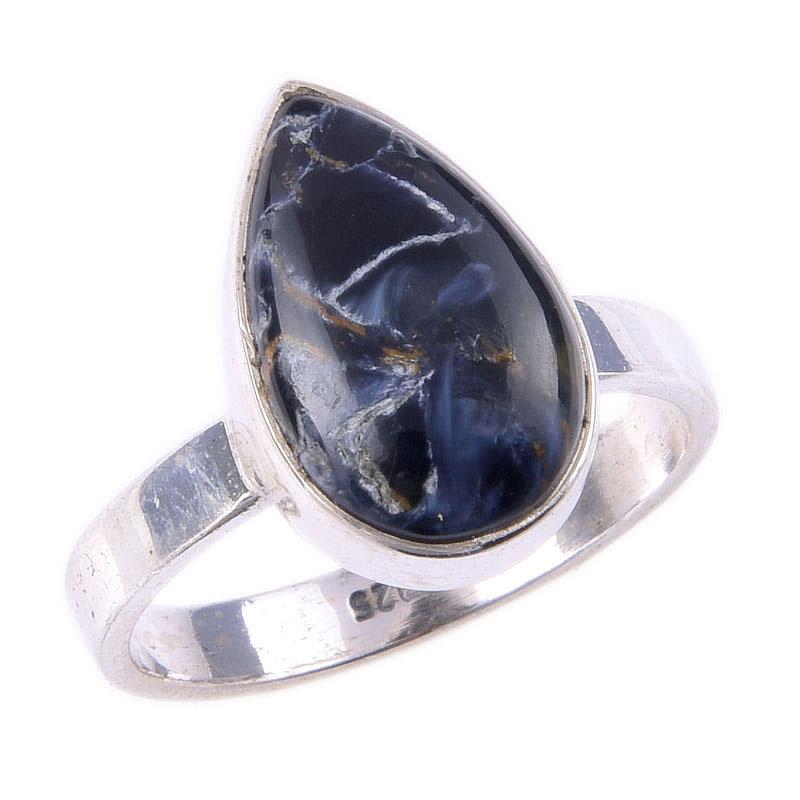 Natural Pietersite Gemstone Handmade 925 Solid Sterling Silver Ring Size 7 N8n12