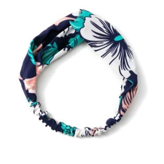 Женские Летние Богемные Повязки для Волос с Принтом, Ретро Кросс Тюрбан, Банданы, Аксессуары для Волос, Повязка на Голову