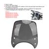 Motorcycle   Retrofit Vintage for 5‑7in Motor Headlights Windscreen PC Material