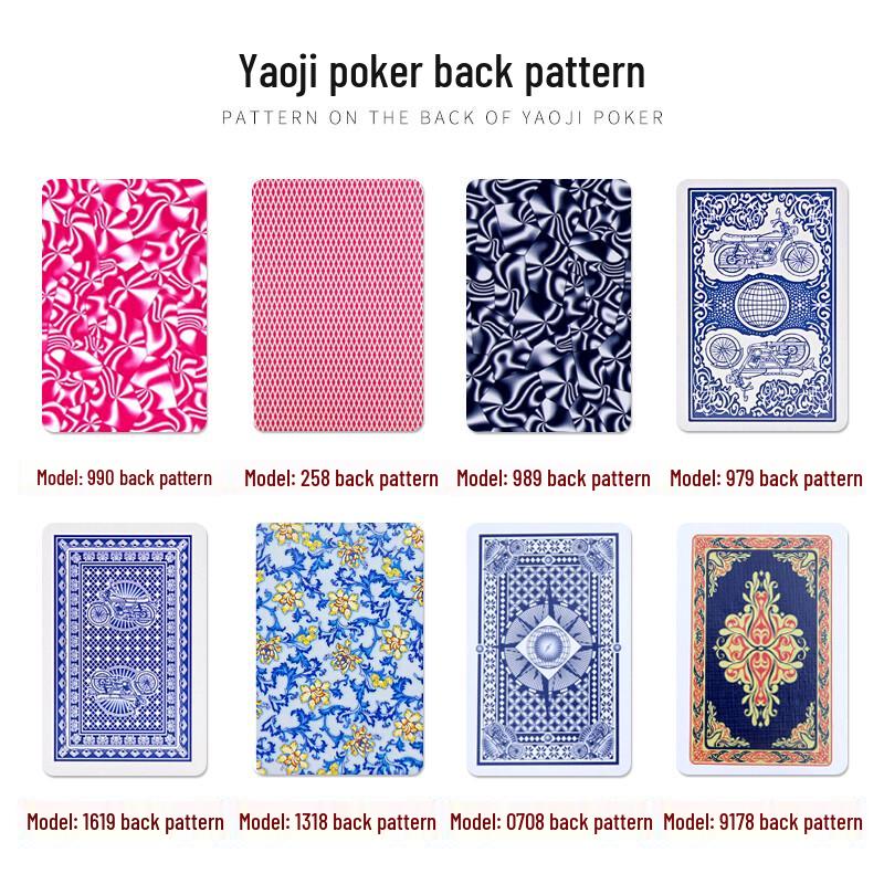 Прочные игральные карты Yaoji - Упаковка из 10 колод