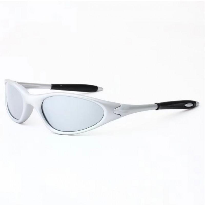 Unisex Oval Polarized Sunglasses Cycling Running Fishing Outdoor Sports Lightweight TR Frame Replaceable Lenses