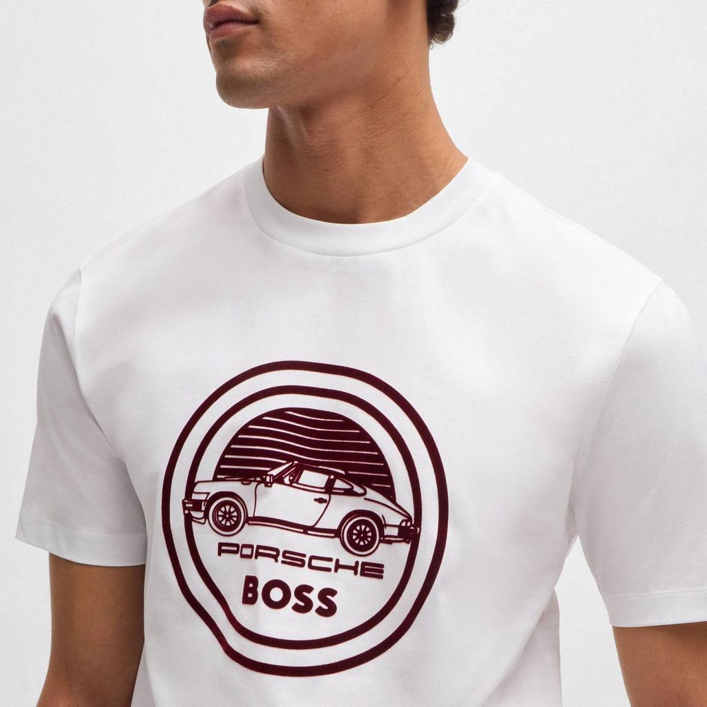 Hugo Boss Men's Porsche X Boss Mercerized Cotton T-Shirt