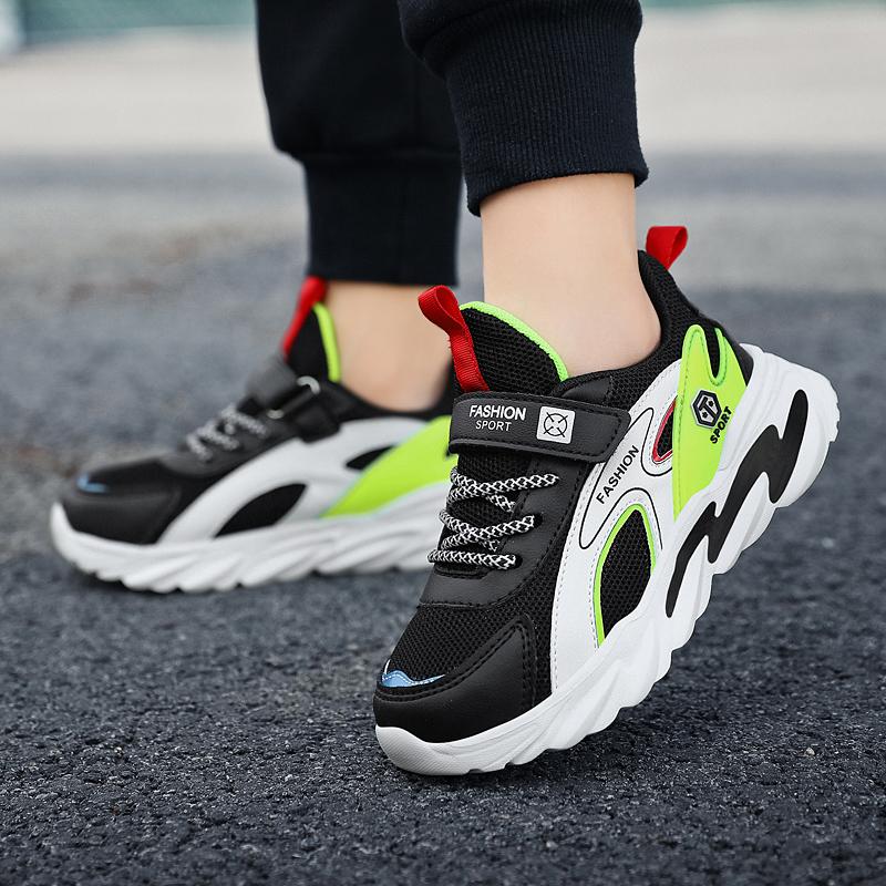 Kid's Autumn Spring Tennis Sports Shoes Boys Girls Students Casual Sneakers Trekking Trainers for Childrens