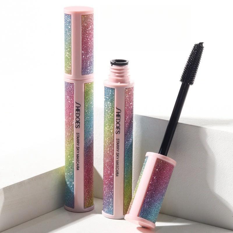 Starry Sky Extend густая подкручивающая тушь для ресниц Водостойкая и устойчивая к поту тушь для ресниц Anti Halo Dyeing Тушь для ресниц Сценический макияж